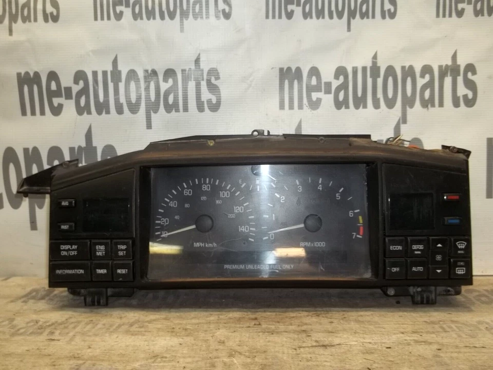 Velocímetro de instrumento 94 Cadillac Eldorado Seville Speedo Cluster 16194606 OSW Foto 1 de 4