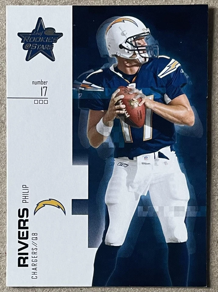 PHILIP RIVERS, 2007 LEAF "ROOKIES & STARS" CARD - Image 1 of 1