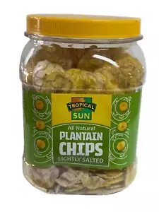 Tropical Sun Lightly Salted Plantain Chips – Crispy & Natural | Gluten-Free, No - Picture 1 of 1