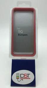 Cover a Cornice paraurti Bumpers Rosa/Rossa iPhone 5G NUOVA - Foto 1 di 4