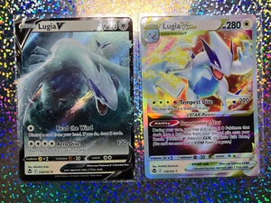 Pokemon TCG Silver Tempest Ultra Rare: 139/195 Lugia VSTAR; 138/195 Lugia V - Picture 1 of 13