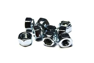 (500) Dadi di bloccaggio con inserti in nylon 1/4"-20 (zincato) Nylock - Foto 1 di 1