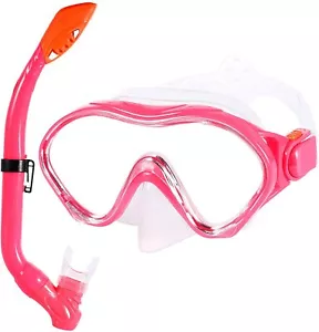 Schnorchelset Kinder von 5 - 12 Jahren Taucherbrille chnorcheln und Schwimmen - Bild 1 von 24