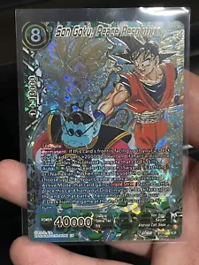 Dragon Ball Super TCG Son Goku, Peace Resolution BT21-148 SCR NM - Picture 1 of 5