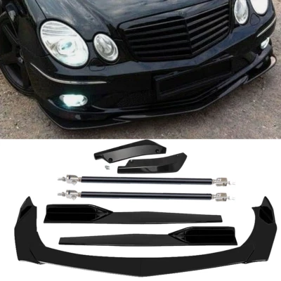For Mercedes-Benz W211Front Rear Bumper Lip Spoiler Splitter Body Kit Side Skirt - Image 1 of 4