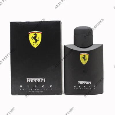 FERRARI BLACK de Ferrari 4,2 oz (125 ml) eau de toilette spray hombres (fórmula antigua) Foto 1 de 3