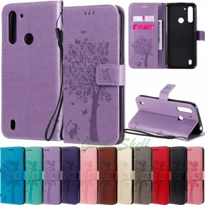 For Motorola Moto G30 G50 G9 Play E7i Power Wallet Card Slot Leather Case Cover - Picture 1 of 36