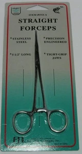 DOLPHIN Forceps 5 1/2" Stainless Steel Straight F55-S - Picture 1 of 1