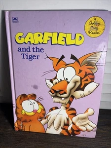 BOOK GARFIELD and the TIGER Little Golden JON BIM ODIE ZOO VINTAGE 1989 “M” - Picture 1 of 8