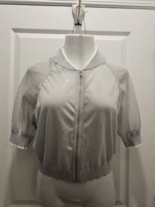 PORTO GRIGIO DKNY SHEER LT NUOVO CON ETICHETTE CON COSTINE TAGLIA XL - Foto 1 di 4
