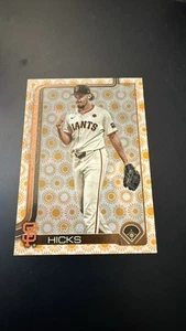 2025 Topps 2 #520 Sun Holiday Foil Jordan Hicks San Francisco Giants - Picture 1 of 2
