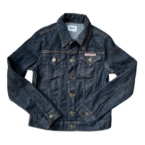 Hudson Denim Jean Jacket Dark Wash Girl's Size Small EUC - Picture 1 of 6