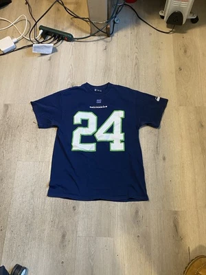 Camiseta deportiva Marshawn Lunch Seattle Seahawks talla mediana Foto 1 de 4
