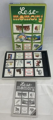 1983 Lese Memory Game by Ravensburger Complete in Great Condition FREE SHIPPING - Image 1 of 4
