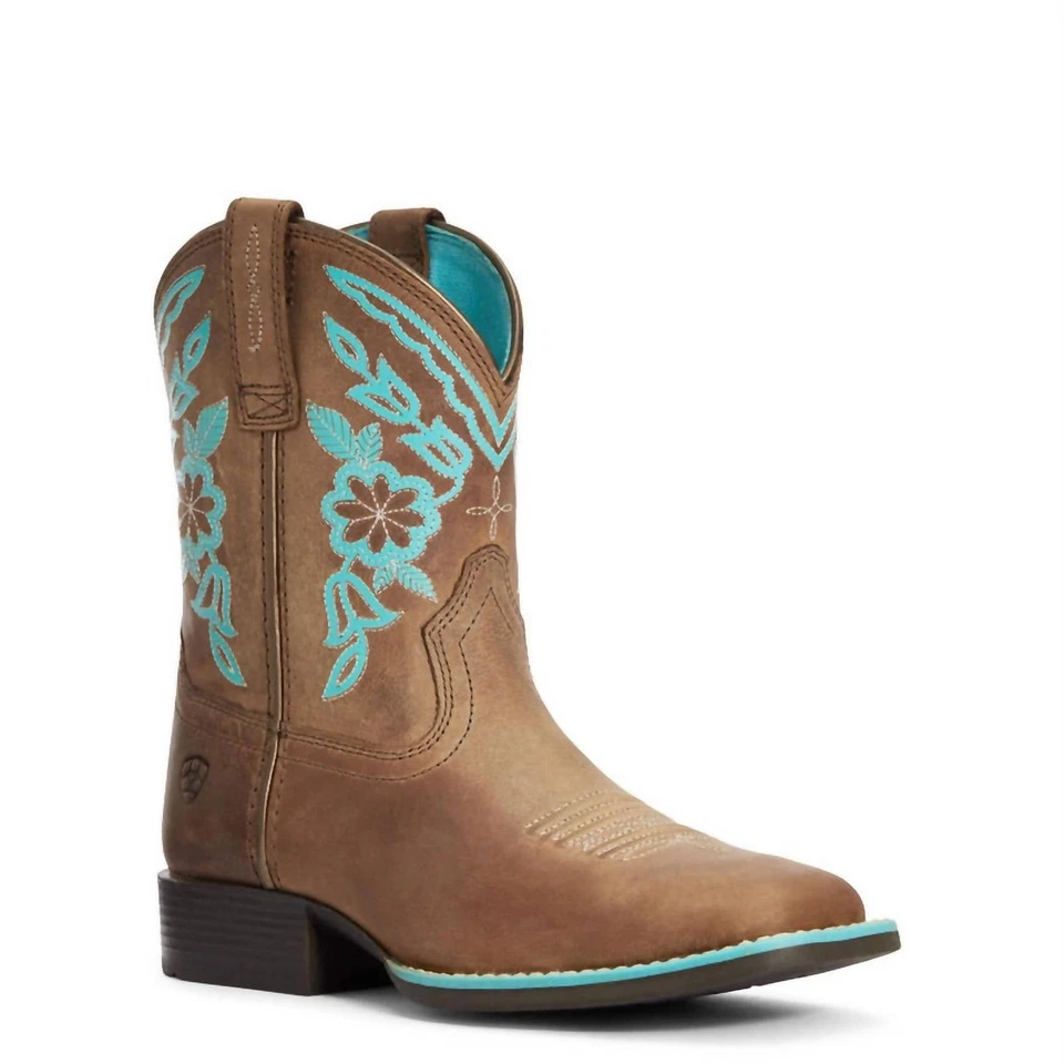 Bota Western Ariat Cate para niños azul Foto 1 de 1