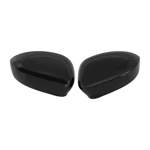 1Pair Rearview Side Mirror Cover Cap Trim Fit For Fiat 500 2007 to 2023 - Picture 1 of 3