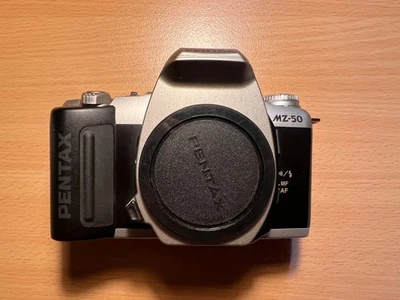 PENTAX MZ-50, 35MM FILM CAMERA BODY + 3 LENSES + CARRY BAG + EXTRAS  - Image 1 of 4