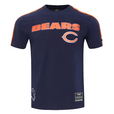 Camiseta Pro Standard - NFL Chicago Bears clásica de malla a rayas para hombre - azul marino Foto 1 de 4