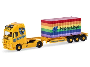 Volvo FH 10 anni Acargo Hamburg 20 FT Maersk Rainbow Container - Foto 1 di 2