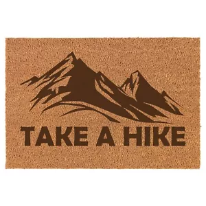 Coir Door Mat Entry Doormat Take A Hike Funny - Picture 1 of 2