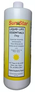 Liquid Multivitamin - Day Vitamins - 32oz - Raspberry - Sun Star Organics - Picture 1 of 3