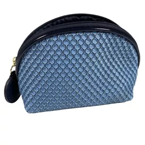 Estee Lauder Damen kleine Kosmetiktasche in blau / Kosmetiktasche mit Reißverschluss 17 cm lang - Bild 1 von 5
