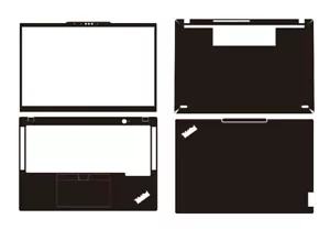 Carbon Vinyl Laptop Aufkleber Skin Aufkleber Abdeckung für Lenovo ThinkPad X13 Gen4 (2023) - Bild 1 von 43