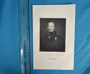 Original 1846 Antique Engraving Print Marquess & Earl Of Hertford Holl Fisher - Picture 1 of 1