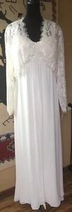 NWT VTG DOLLAR Formal Wedding Mother Of Bride Gown Y2K 90s JACKET 3XL DRESS 2XL - Picture 1 of 16