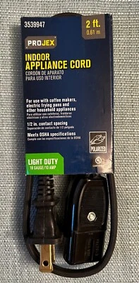 New REPLACEMENT POWER CORD for FARBERWARE SUPERFAST 134 138 142 Percolator- 2 FT - Image 1 of 4