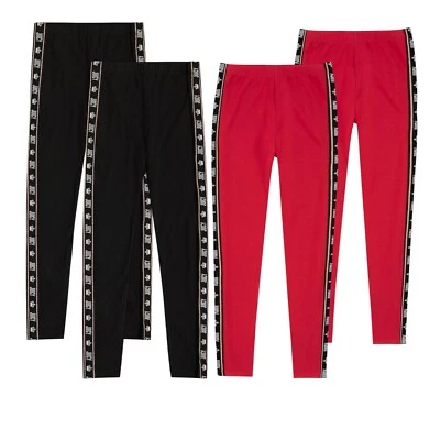 Leggings femininas Juicy Couture pacote com 4, tamanho 4-5, 6-6X, 7-8, 10-12, 14, 16 - Imagem 1 de 3