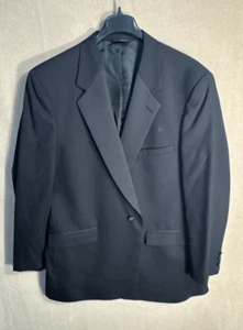 Giacca smoking Brooks Brothers 52 XL 52XL slim 1 un bottone nero bordo raso USA - Foto 1 di 14