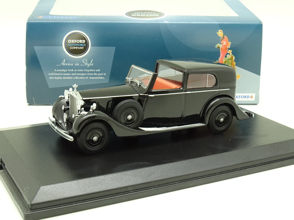 Oxford 1/43 - Rolls Royce Phantom III HJ Mulliner Nera - Immagine 1 di 1