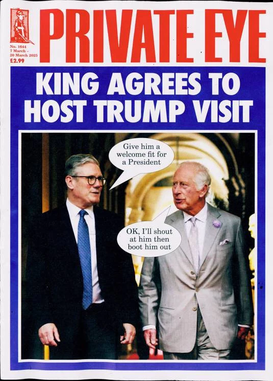 PRIVATE EYE MAGAZINE #1644 ~ 7 MARCH 2025  ~ NEW ~ - Image 1 of 1
