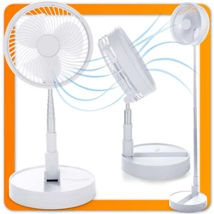 Kabelloser Tischventilator 6000mAh Akku - Mini USB Ventilator Lüfter 3 Stufen - Bild 1 von 7
