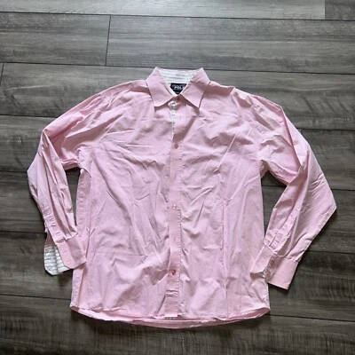 South Pole Shirt Mens Large Pink Long Sleeve Dress Shirt - Image 1 of 4