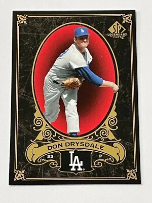 Bola de beisebol 2007 Upper Deck SP Legendary Cuts - Don Drysdale - Los Angeles Dodgers - Imagem 1 de 2