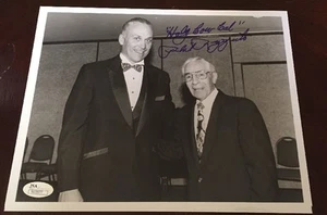 PHIL RIZZUTO SIGNED 8x10 WITH CAL RIPKEN JR INSC HOLY COW CAL JSA COA - Picture 1 of 6