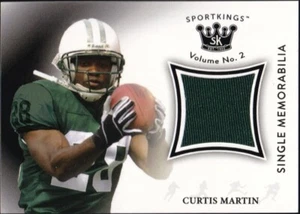 2020 Sport Kings Single Memorabilia #SM-CM3 - Curtis Martin Jersey - Picture 1 of 2