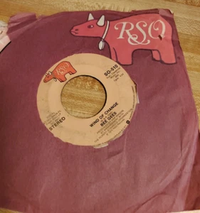 1975 Bee Gees Jive talkin/ Wind of change 45 record - Picture 1 of 3