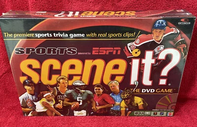 SCENE IT? SPORTS Powered by ESPN The DVD Game Sports Trivia BRAND NEW Sealed - Image 1 of 2