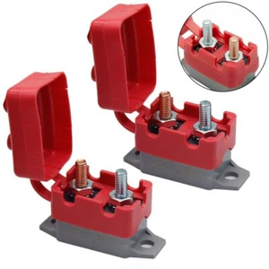 10A-50A AMP Circuit Breaker Auto Reset 6-28V Fuse DC Car Boat Auto Waterproof - Picture 1 of 18
