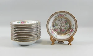 Noritake INDISCHER BAUM handemailliert Porzellan Obst/Dessert Schalen Menge 12 - Bild 1 von 3