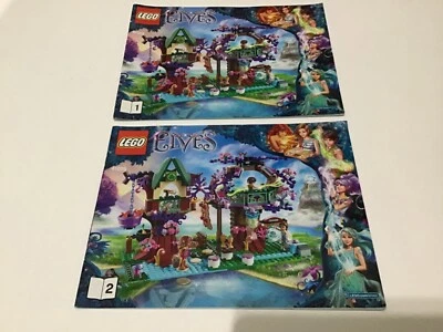 LEGO ELVES 41075 Elves Treetop Hideaway Manuals/Instructions ONLY Book 1 & 2 - Image 1 of 2