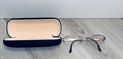 GEOFFREY BEENE IRRESISTIBLE MARRÓN Lectores Marcos de Metal Dorado y Estrás y Estuche Foto 1 de 4