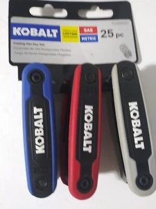 KOBALT Tools 25-Piece SAE/Metric Folding Hex and Torx Key Set - 0498862 - Picture 1 of 9