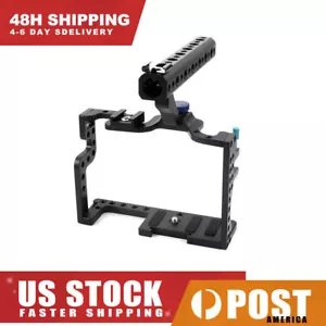 For Panasonic GH3 GH4 SmartPhone Camera Making Video Handle Grip Cage Bracket - Picture 1 of 11