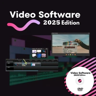 Movie editing software Video editor film maker Make your own films 2025 Win Mac - Image 1 of 4