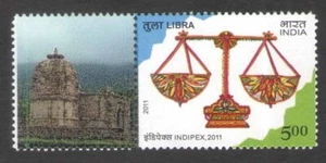 Zodiac Sign LIBRA Indipex 2011 Monument MNH - Picture 1 of 1