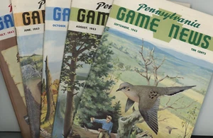 Lot 5 1963 PENNSYLVANIA GAME NEWS Magazines +Ned Smith G Don Ray Vic Stephen Art - Picture 1 of 17